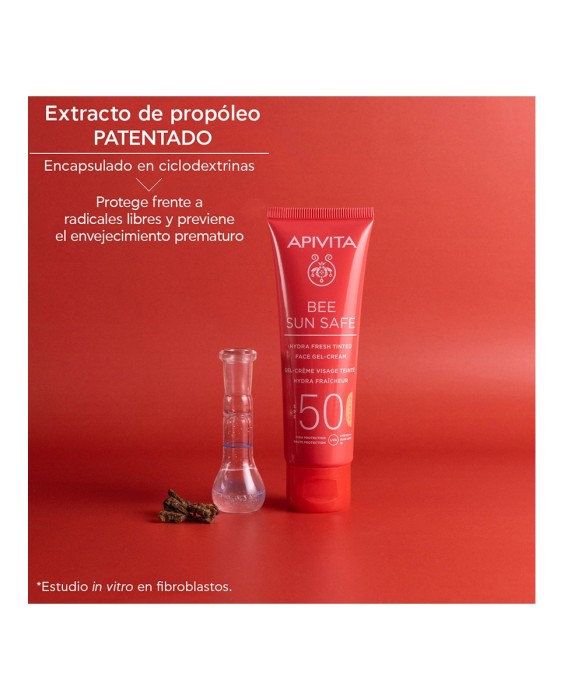 Gel-Crema Hydra Fresh SPF50 con Color Apivita