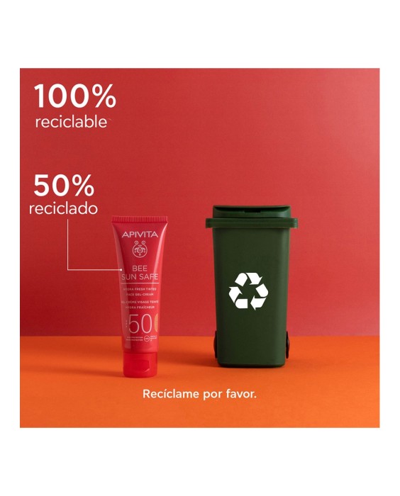 Gel-Crema Hydra Fresh SPF50 con Color Apivita