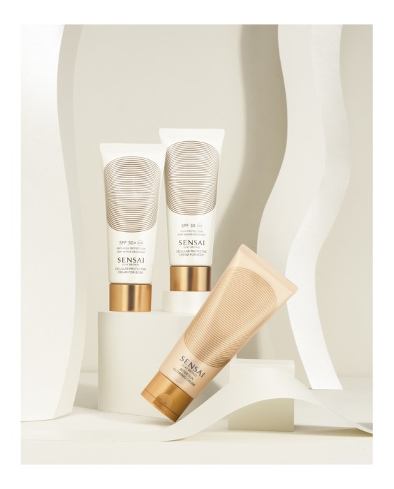 Sensai Silky Bronze Cellular Protective Cream SPF30 150мл Солнцезащитный крем для тела