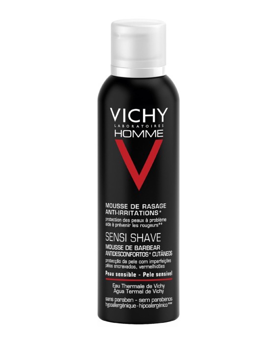 Espuma de Afeitar Piel Sensible 200 ml Vichy Homme