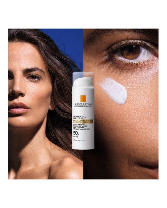 Gel-Crema Fotocorrección Con Ácido Hialurónico, Niacinamida y Phe-Resorcinol Anthelios Age Correct spf50 La Roche Posay