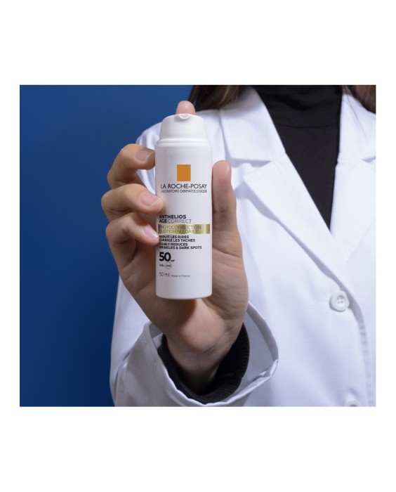 Gel-Crema Fotocorrección Con Ácido Hialurónico, Niacinamida y Phe-Resorcinol Anthelios Age Correct spf50 La Roche Posay