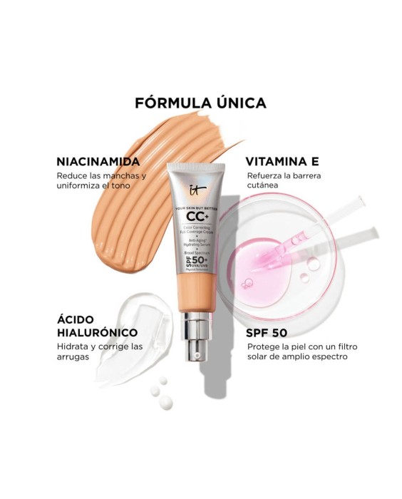 Base De Maquillaje Your Skin But Better CC+ Cream with SPF 50+ It Cosmetics