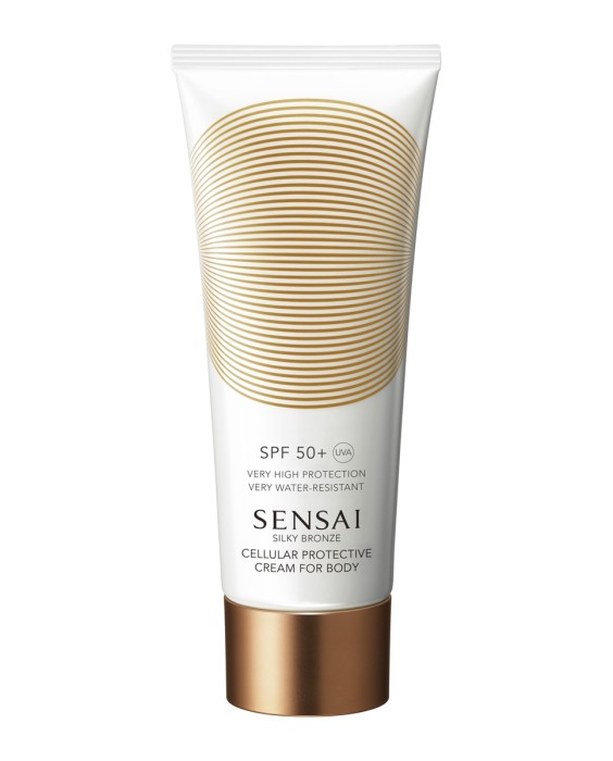 Protector solar corporal Silky Bronze Cellular Protective Cream for Body SPF50+ 150 ml Cellular Protective Sensai