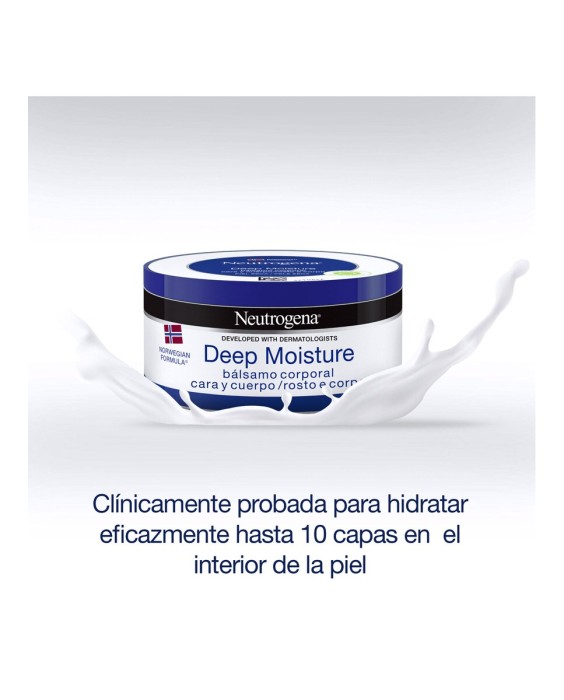Bálsamo corporal cara y cuerpo Deep Moisture Neutrogena