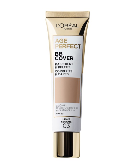 Serúm hidratante Age Perfect BB Cover SPF 50 L'Oreal Paris