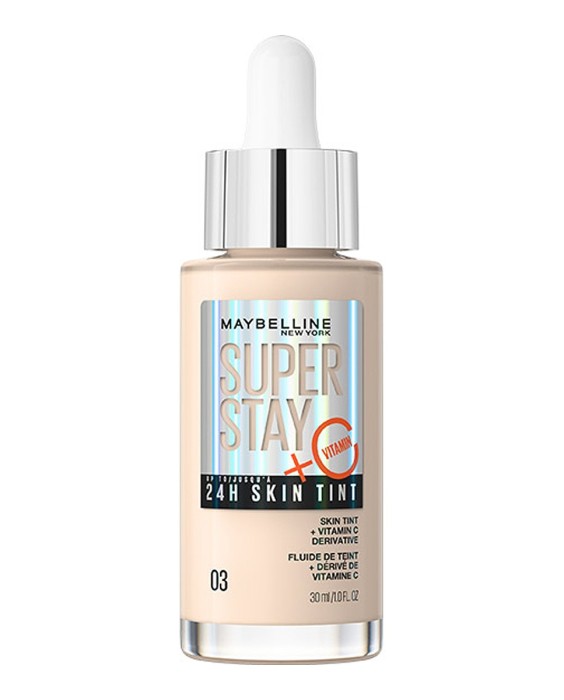 Base de maquillaje Super Stay Skin Tint + Vitamina C 24h Maybelline
