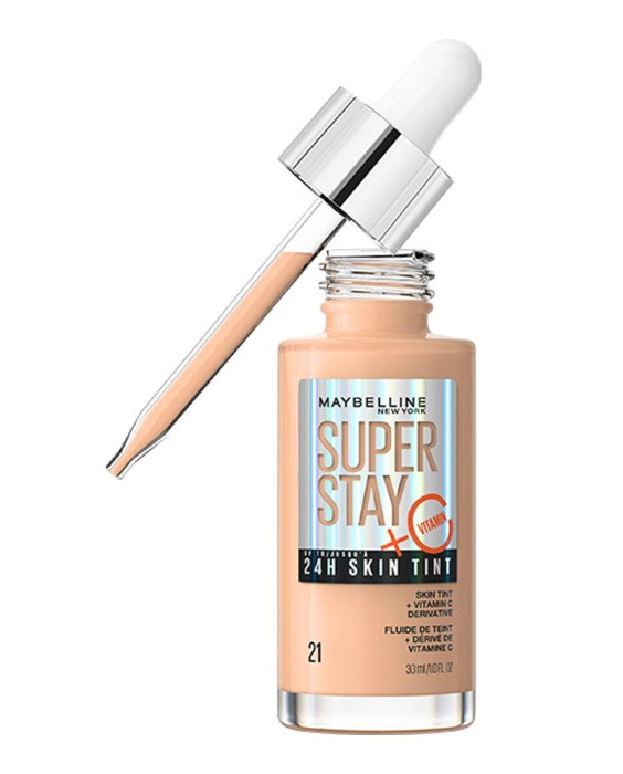 Base de maquillaje Super Stay Skin Tint + Vitamina C 24h Maybelline