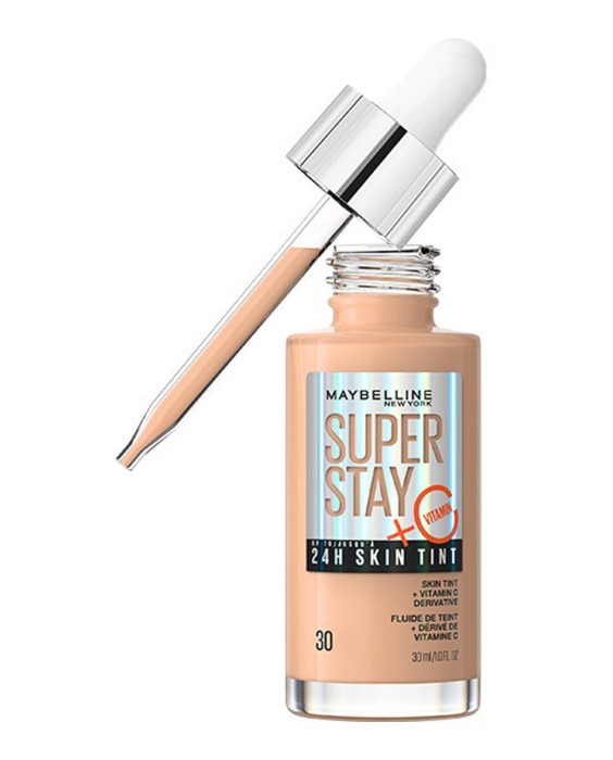 Base de maquillaje Super Stay Skin Tint + Vitamina C 24h Maybelline