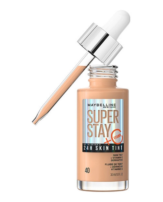 Base de maquillaje Super Stay Skin Tint + Vitamina C 24h Maybelline