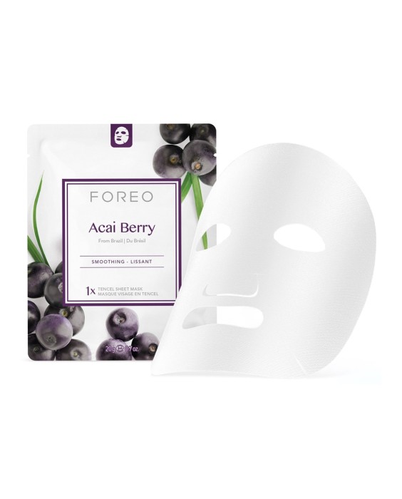 Mascarilla facial reafirmante Acai Berry para piel madura FOREO