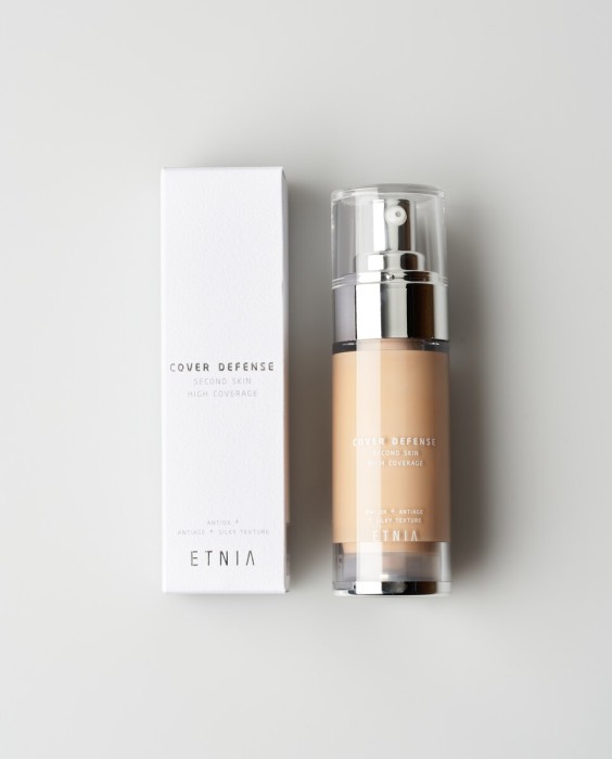 Base de maquillaje Cover defense 30 ml Etnia