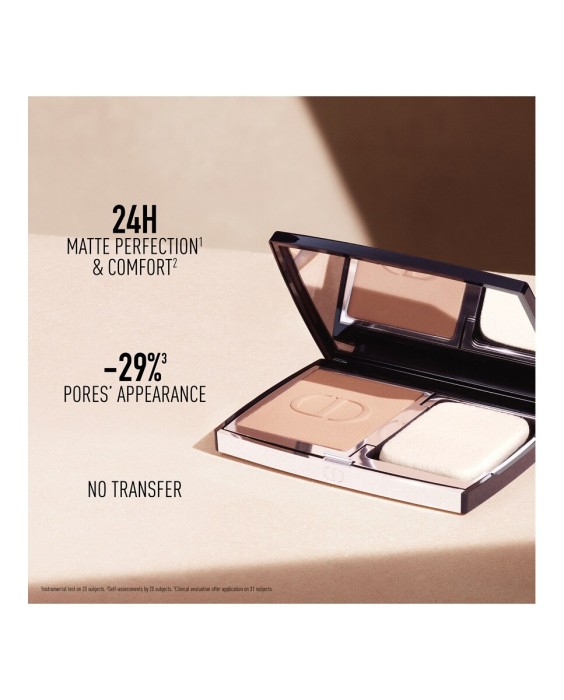 Recarga de fondo de maquillaje compacto clean - Larga duración 24 horas - No transfiere - 90 % de ingredientes de origen natural