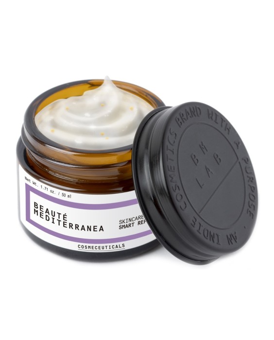 Crema Smart Repair 8 Con Retinal Natural Y Vitamina C Encapsulada Vegana 98% De Ingredientes Naturales 50 ml Beauté Mediterranea