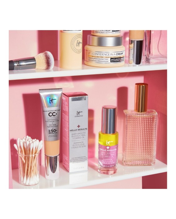 Peeling Nocturno Hello Results Baby-Smooth Glycolic Peel + Caring Oil 30 ml IT Cosmetics