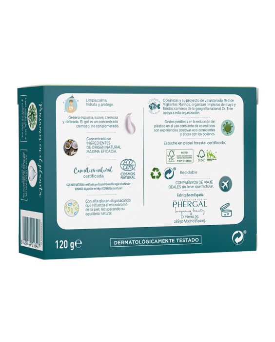 Gel Sólido Exfoliante Natural Piel Sensible Dr. Tree