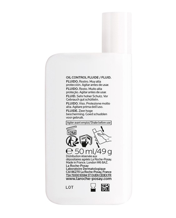 Protector Anthelios UV-MUNE 400 Oil Control Fluido SPF50+, 50 ml La Roche Posay