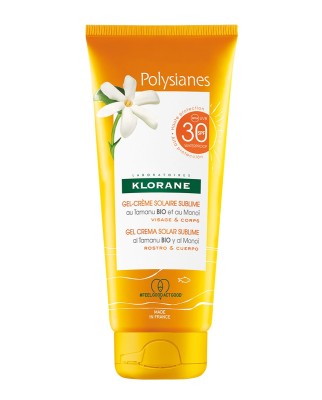Gel Crema Solar Sublime Spf30 Al Monoï Y Tamanu Bio 200 ml Klorane Polysianes