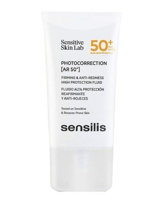 Fluido Alta protección Reafirmante y Anti-rojeces AR50+, 40 ml Sensilis