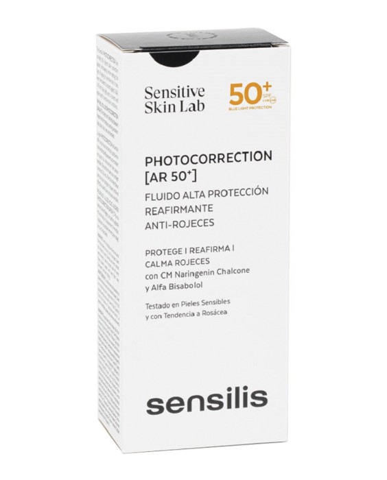 Fluido Alta protección Reafirmante y Anti-rojeces AR50+, 40 ml Sensilis