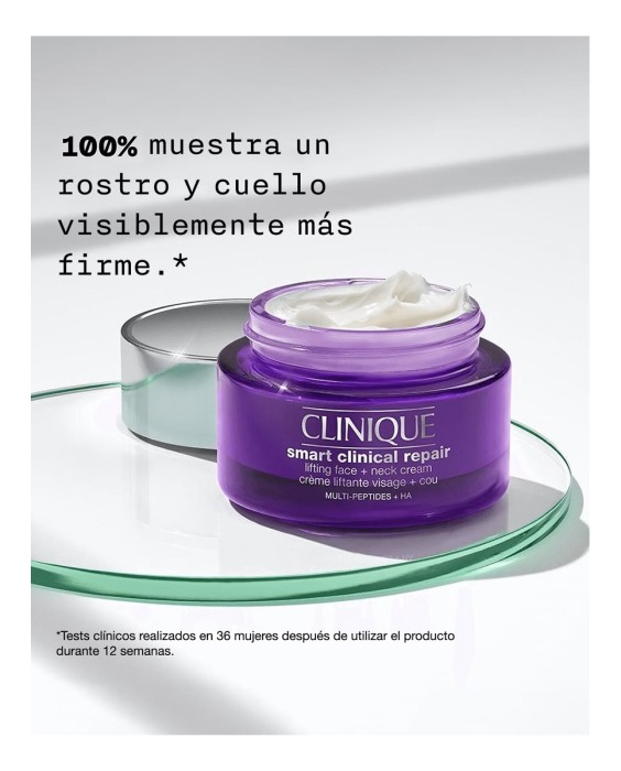 Crema hidratante Smart Clinical Repair Firmeza + Lifting Rostro/Cuello 50 ml  Clinique