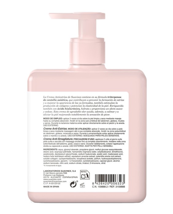 Crema antiestrías Suavinex