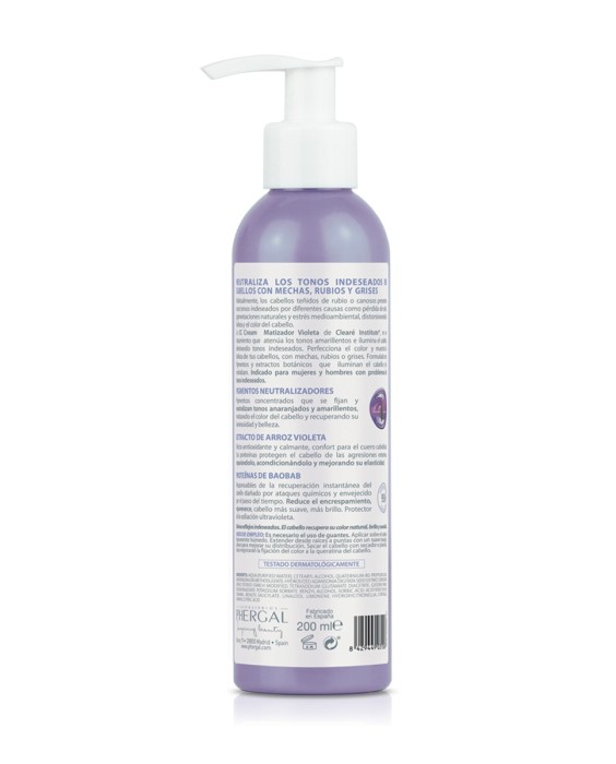 CC Cream Matizador Violeta 200 ml Clearé Institute