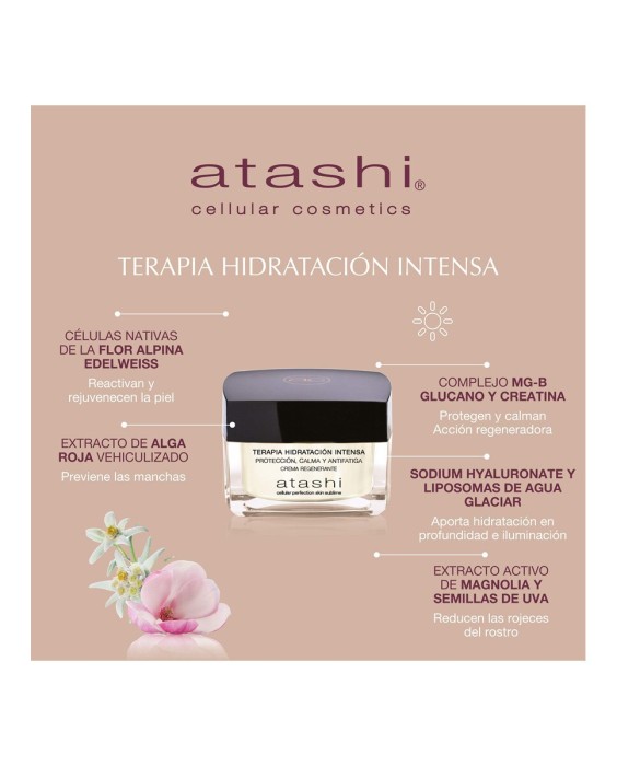 Crema Terapia Hidratacion Intensa Regenerante 50 ml Atashi
