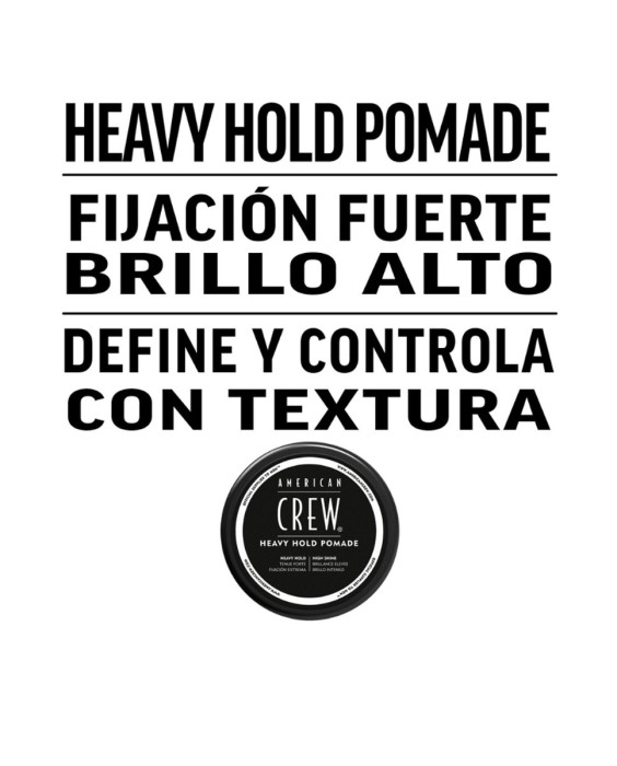 Gel fijador fuerte Heavy Hold Pomade 85 g American Crew