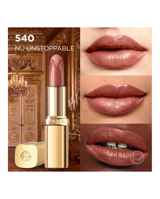 Barra De Labios Color Riche Nudes Of Worth Satinado L'Oréal Paris