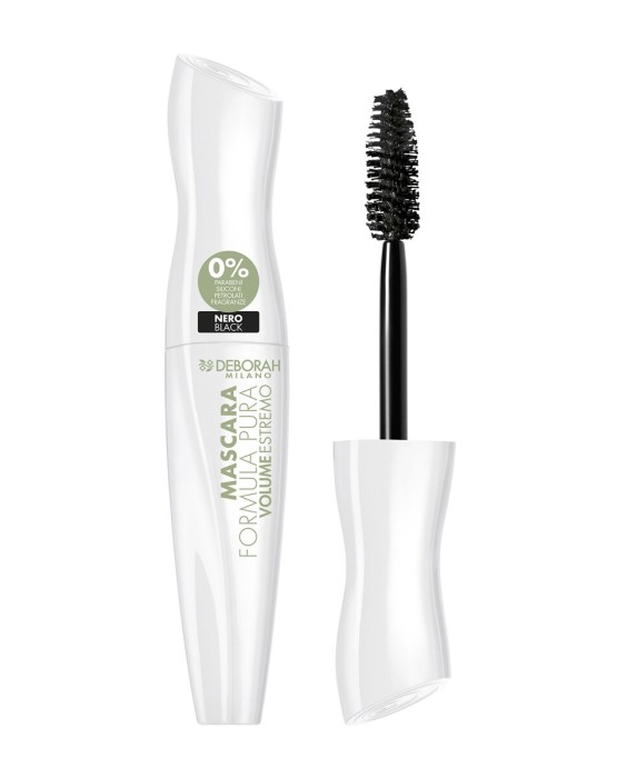 Máscara de Pestañas Fórmula Pura Extra Volumen Deborah Milano