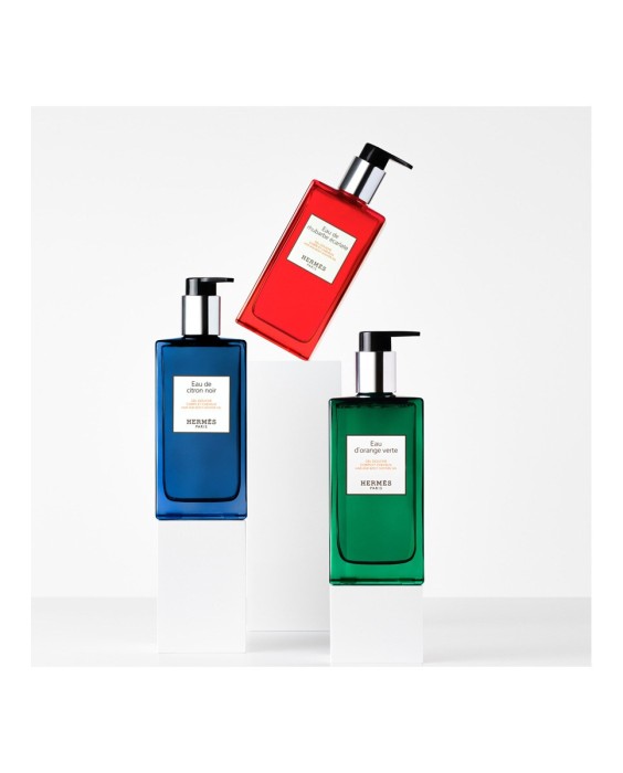 Hermès Eau de Citron Noir 200мл гель для душа для тела и волос