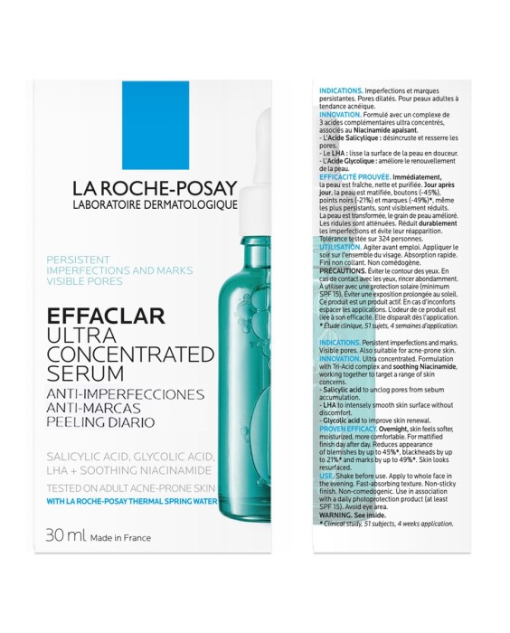 Sérum facial Ultra Concentrado Effaclar 30 ml La Roche Posay