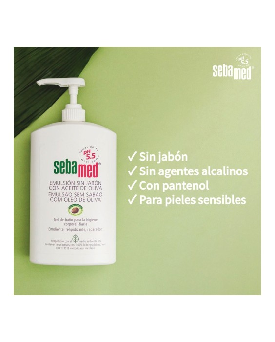 Emulsión sin Jabón con Aceite de Oliva Sebamed