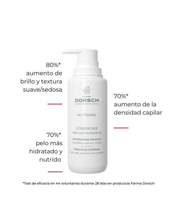 Acondicionador Hidratante Conditioner GO organic 200 ml Farma Dorsch